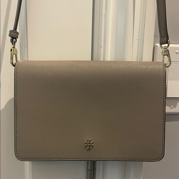 Tory Burch Taupe Crossbody Bag - Picture 1 of 6